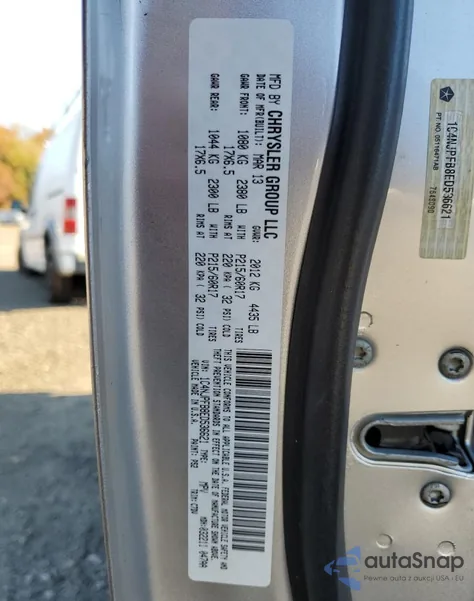 2014 Jeep Patriot Latitude z USA, uszkodzony, nr VIN 1C4NJPFB8ED536621